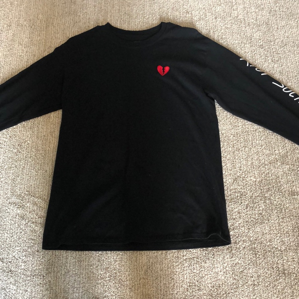 Black long sleeve Riot Society t shirt